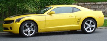 2010 to 2013 Chevy Camaro Front Side Hockey Stripes