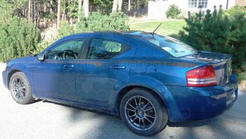 2008 to 2014 Dodge Avenger Front Bodyline Stripes