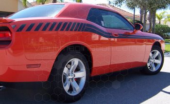 2008 Dodge Challenger Full Length Slim Upper Body Stripes