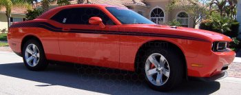 2008 Dodge Challenger Full Length Slim Upper Body Stripes