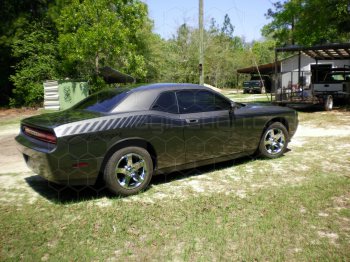 2008 Dodge Challenger Full Length Slim Upper Body Stripes