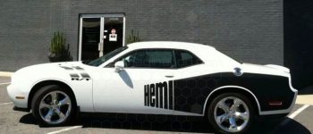 2008 Dodge Challenger Rear Billboard Side Stripes
