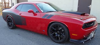 2008 Dodge Challenger Rear Billboard Side Stripes