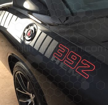 2015 to 2023 Dodge Challenger Full Length AAR Stripes