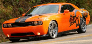 2015 to 2023 Dodge Challenger Drag Pack Splatter Stripes