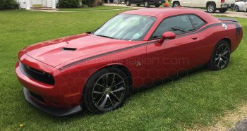 2015 to 2023 Dodge Challenger Full Length Hockey Pinstripes