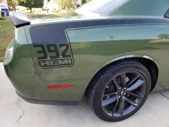 2015 to 2023 Dodge Challenger Full Length Hockey Pinstripes
