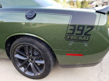 2015 to 2023 Dodge Challenger Full Length Hockey Pinstripes
