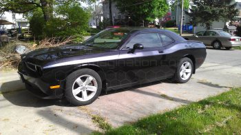 2015 to 2023 Dodge Challenger Full Length Slim Upper Body Stripes