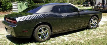 2015 to 2023 Dodge Challenger Full Length Slim Upper Body Stripes