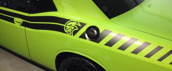 2015 to 2023 Dodge Challenger Full Length Upper Body Stripes