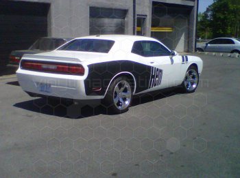 2015 to 2023 Dodge Challenger Rear Billboard Side Stripes