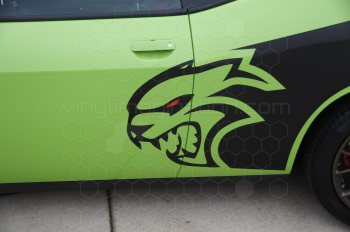 2015 to 2023 Dodge Challenger Rear Billboard Side Stripes