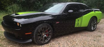 2015 to 2023 Dodge Challenger Rear Billboard Side Stripes