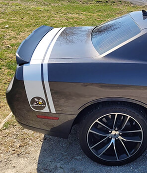 2015 to 2023 Dodge Challenger '15 Scat Pack Bumblebee Tail Stripes