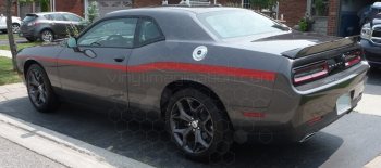 2015 to 2023 Dodge Challenger Yellow Jacket Style Beltline Stripes