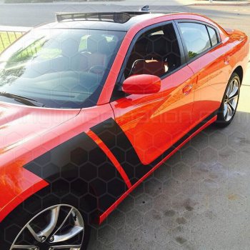 2015 to 2023 Dodge Charger Fender Hash Rocker Stripes