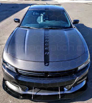 2015 to 2023 Dodge Charger Hood Center Stripe