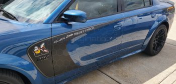 2015 to 2023 Dodge Charger Outer Scallop Swoosh with Tail