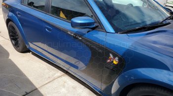 2015 to 2023 Dodge Charger Outer Scallop Swoosh with Tail