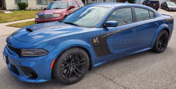 2015 to 2023 Dodge Charger Outer Scallop Swoosh with Tail