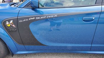 2015 to 2023 Dodge Charger Outer Scallop Swoosh with Tail