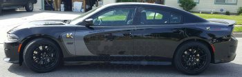 2015 to 2023 Dodge Charger Outer Scallop Swoosh with Tail