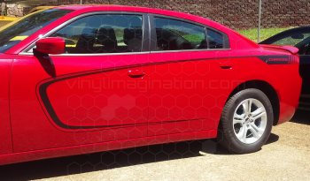 2015 to 2023 Dodge Charger Side Scallop Accent Rear Quarter Stripes