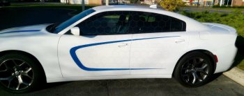 2015 to 2023 Dodge Charger Side Scallop Accent Stripes