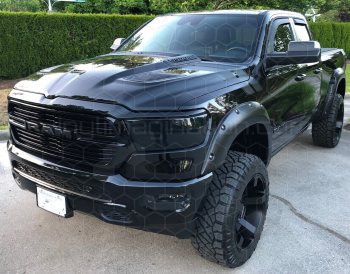 2019 Dodge RAM 1500 Hood to Fender Hash Stripes