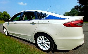 2013 Ford Fusion Rear Quarter Shark Fin Stripes