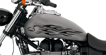 Click or Tap to View, Customize and Purchase Flaming Eagle FE3 Motorcycle Graphics Image of Flaming Eagle FE3 Motorcycle Graphics