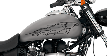 Click or Tap to View, Customize and Purchase Flaming Eagle FE4 Motorcycle Graphics Image of Flaming Eagle FE4 Motorcycle Graphics