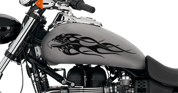 Click or Tap to View, Customize and Purchase Flaming Eagle FE5 Motorcycle Graphics Image of Flaming Eagle FE5 Motorcycle Graphics