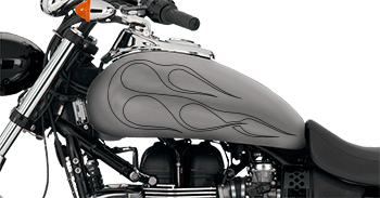 Click or Tap to View, Customize and Purchase Flames Style S1 Motorcycle Graphics Image of Flames Style S1 Motorcycle Graphics