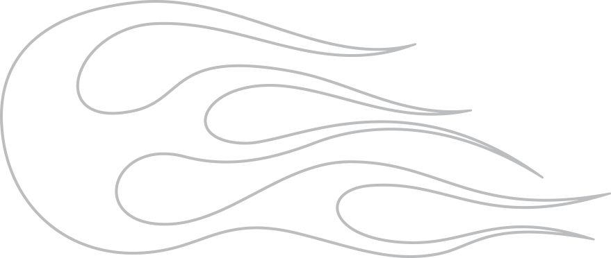 Motorcycle Flames Style S8 Gas Tank Decals Design Image