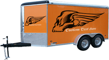 Image of Skull Wing Trailer Graphics