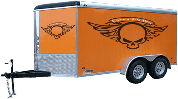 Image of Winged Skull Trailer Graphics