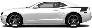 Image of Rear Quarter Hockey (COPO) Stripes on the 2010 Chevy Camaro