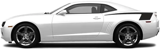 Image of Rear Quarter Hockey (COPO) Stripes on 2010 Chevy Camaro