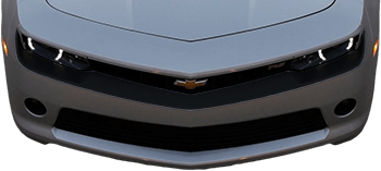 Image of Front Fascia Blackout KIt on the 2014 Chevy Camaro