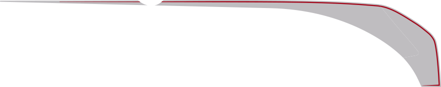 2016-2018 Camaro Front Side Hockey Stripes graphic design style 08 image.