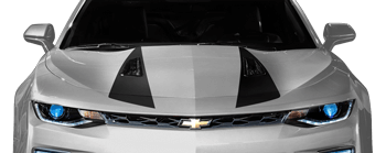 Image of Hood Spear Stripes on the 2016 Chevy Camaro