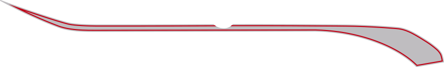 2016-2018 Camaro Hockey Stick Upper Accent Stripes graphic design style 03 image.