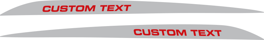 2016-2018 Camaro Side Scallop Spears graphic design style 01 image.