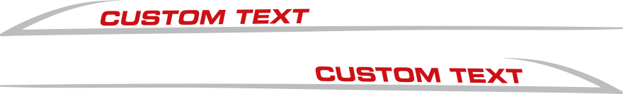 2016-2018 Camaro Side Scallop Spears graphic design style 04 image.