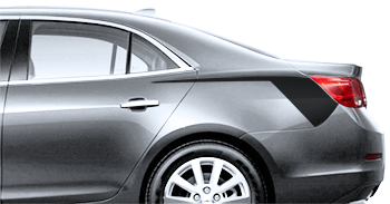 Image of Rear Quarter Lance Stripes on the 2013 Chevy Malibu