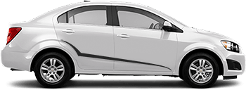 Image of Speed Stripes on the 2012 Chevy Sonic