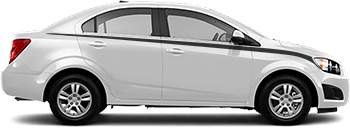 Image of Upper Bodyline Stripes on the 2012 Chevy Sonic