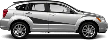 Image of Side Accent Stripes on the 2007 Dodge Caliber